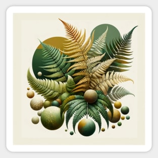 Sporophyte Spheres: A Fern Universe Sticker